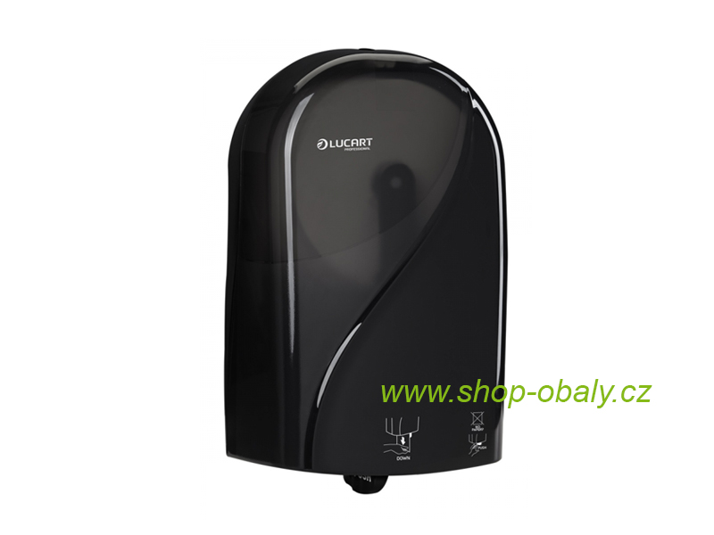 Zásobník IDENTITY na toaletní papír JUMBO 19cm,  automatický černý
