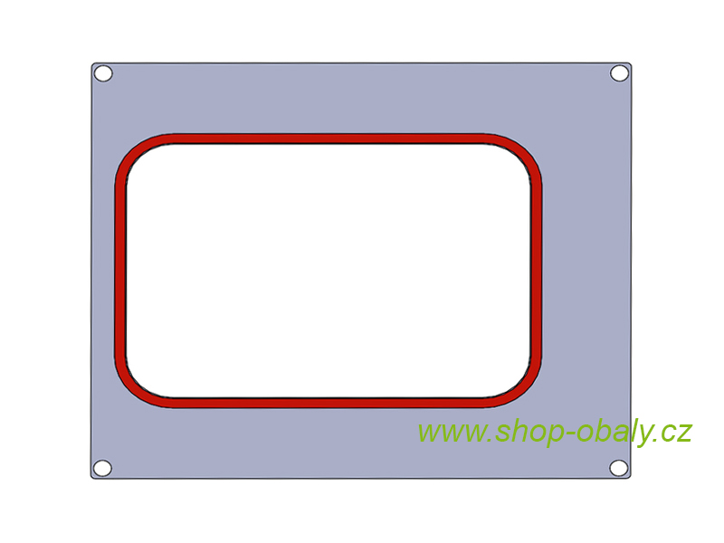 Základová deska na RK; AG02E pro 1-dílnou misku 187x137mm