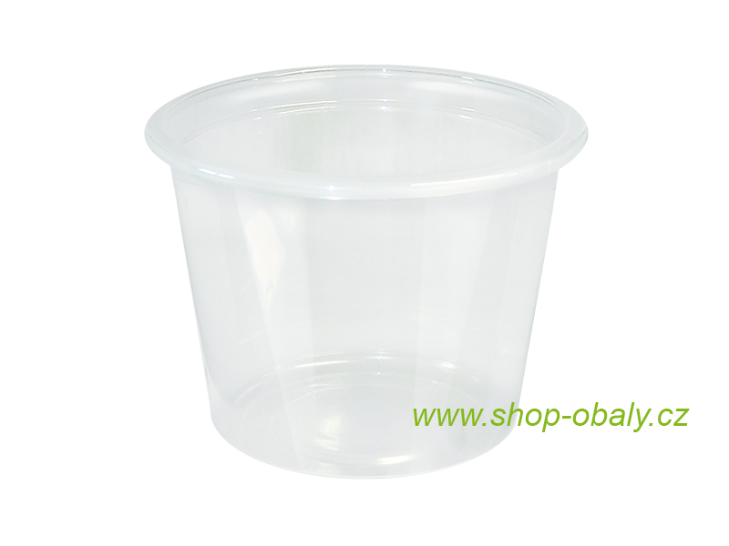 Kelímek PP 500ml,  průměr 115mm,  8118C transparentní zatavovací nebo s víčkem