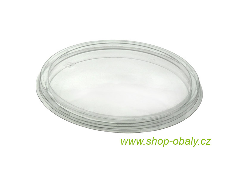 Víčko rPET W2/015 pro kelímky 8113-8120,  průměr 117mm,  transparentní