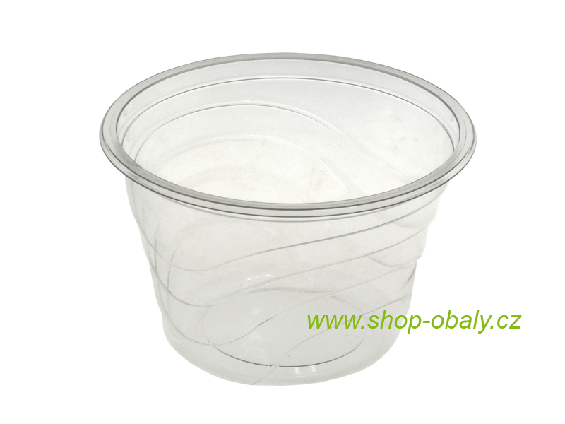 Kelímek rPET 400ml,  průměr 117mm,  8240 vlnka transparentní