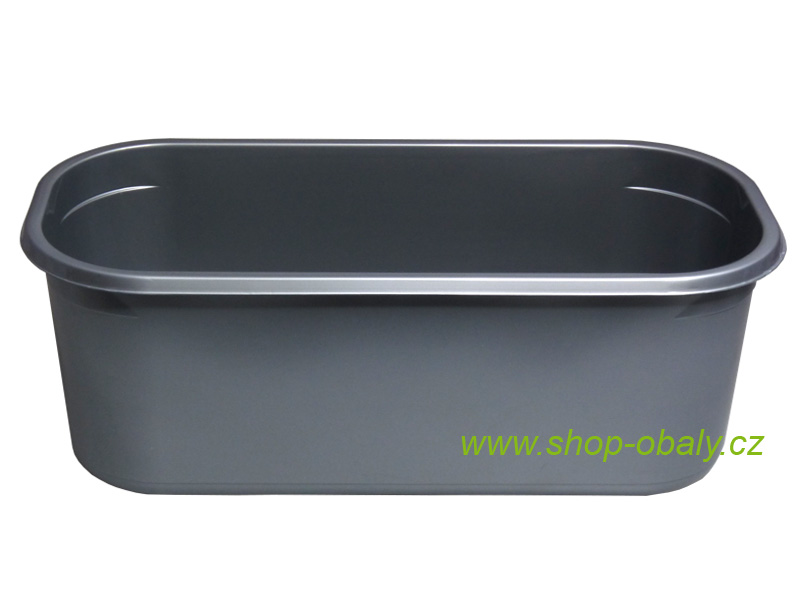 Vanička na zmrzlinu PS 5l,  348x158x128mm stříbrná