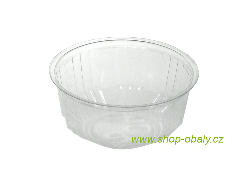 Miska PET kulatá na ruské vejce 250ml,  průměr 105mm,  výška 50mm 9194 transparent