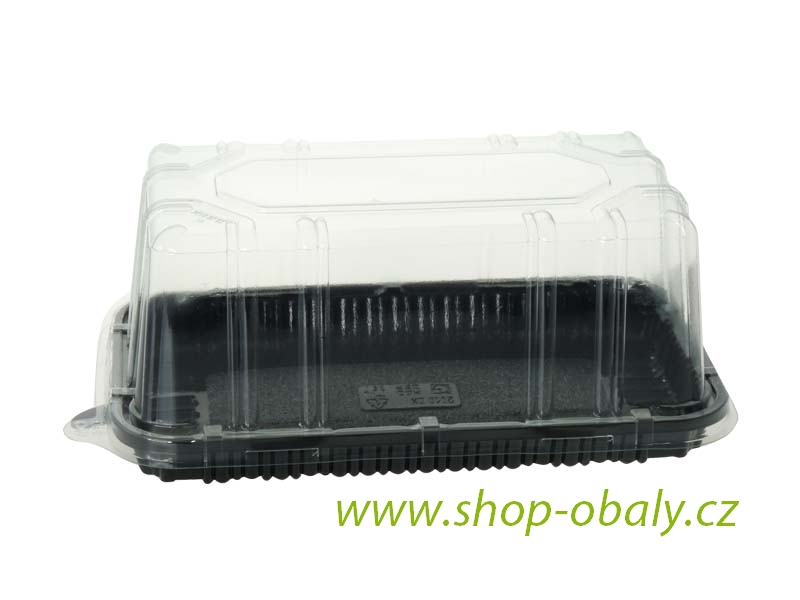 2114DXN31 Tác obdélník PET 210x140x20mm černý