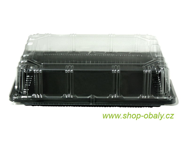 3121DX31 Tác obdélník PET 320x225x20mm černý