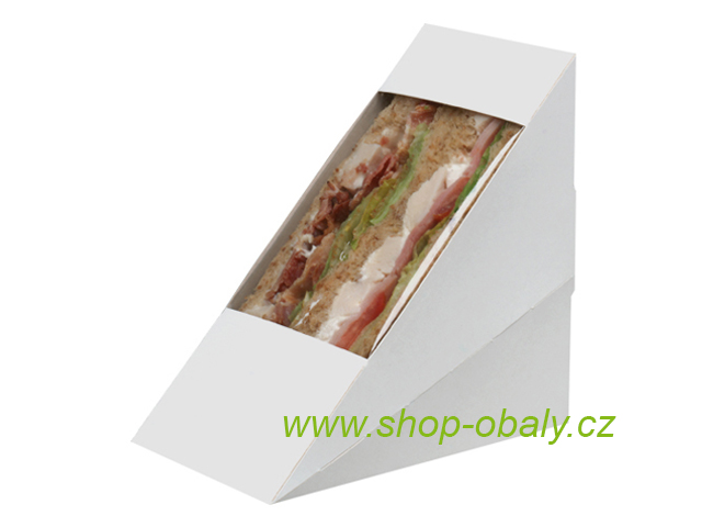 Sendvič box 123x72x123mm bílý ST11/2