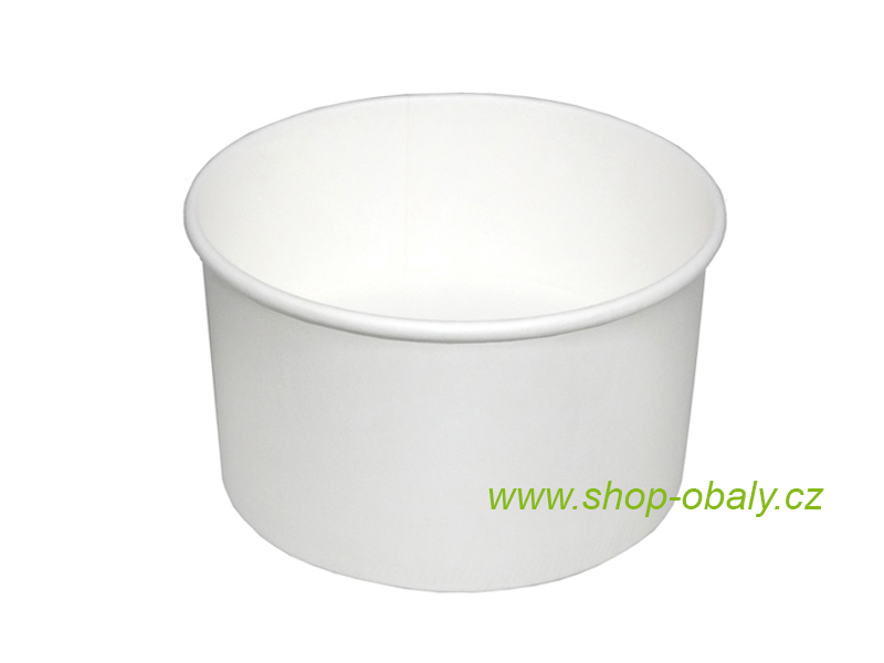 Miska papírová na polévku 450ml,  110mm bílá