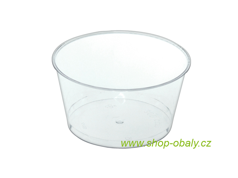 Miska zmrzlinová 300ml krystal kulatá transparentní