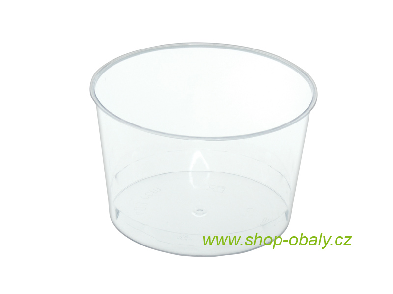 Miska zmrzlinová 400ml krystal kulatá transparentní