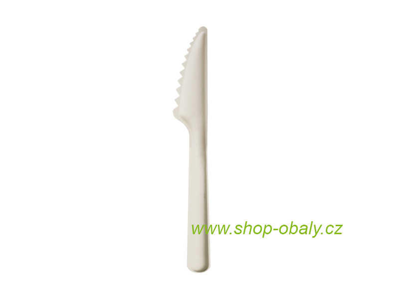 Nůž BIO z cukrové třtiny 155mm bílý