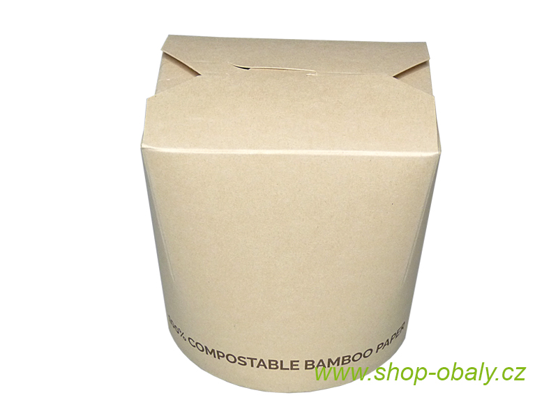 Box na nudle BIO BAMBOO 32oz 900m 100% kompostovatelný