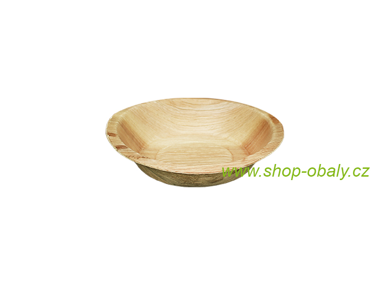 Miska z palmových listů kulatá MINI 120x25mm