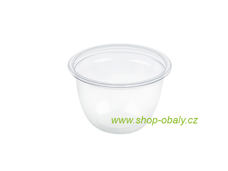 Miska rPET DeliGreen 550ml 16oz 129mm,  transparentní