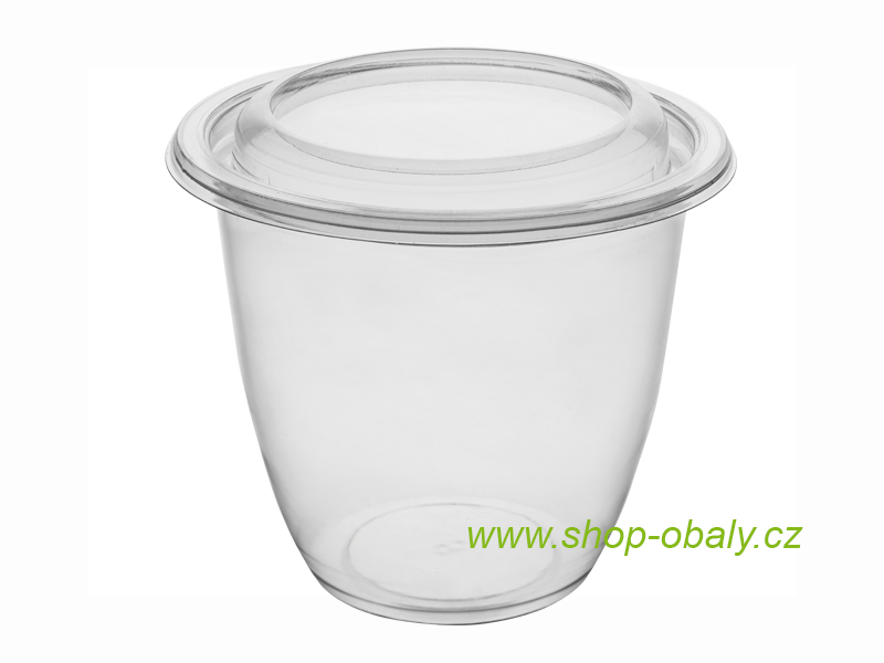 Miska rPET DeliGreen 750ml 24oz 129mm,  transparentní