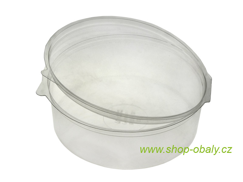 Miska PET OLI751 750ml kulatá s víčkem anti-fog,  průměr 150mm,  výška 65mm