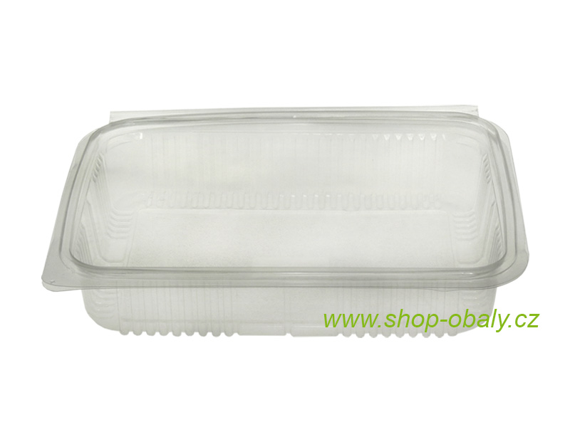 Miska PET 1150ml X1150V s víkem 232x180x45mm anti-fog