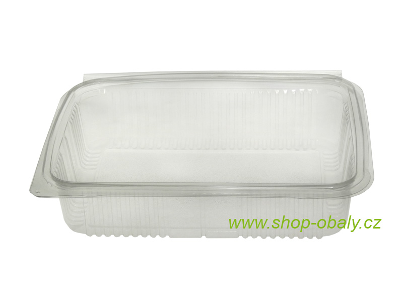 Miska PET 1350ml X1350V s víkem 232x180x54mm anti-fog