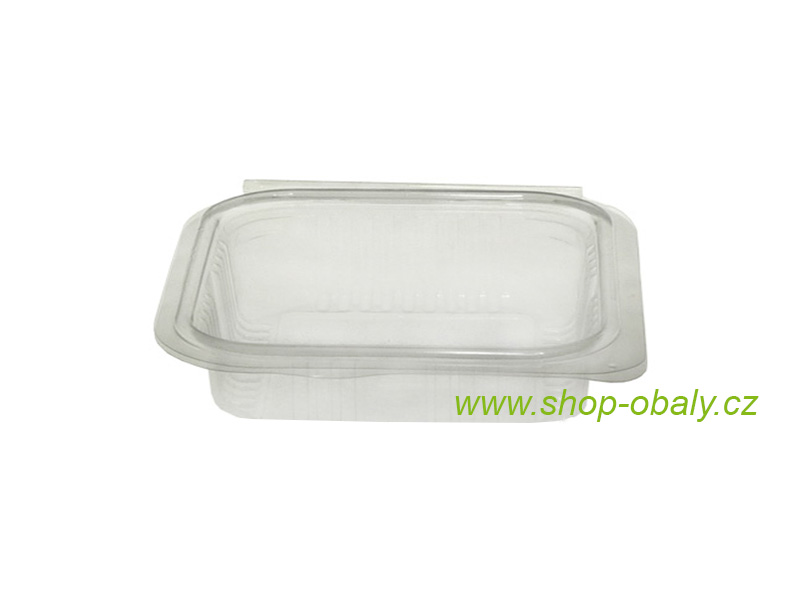 Miska rPET 250ml X250J s víkem 164x130x27mm anti-fog