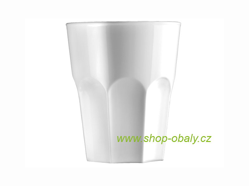 Sklenice nerozbitná DRINK SAFE 290ml ROX bílá - REUSE
