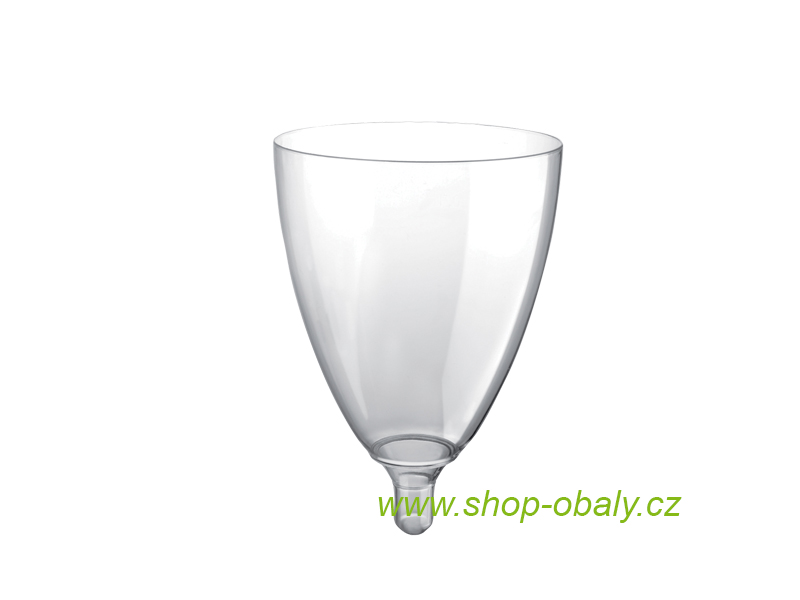 Sklenka SOMMELIER PS 180ml na víno,  bez nožky,  transparentní - REUSE
