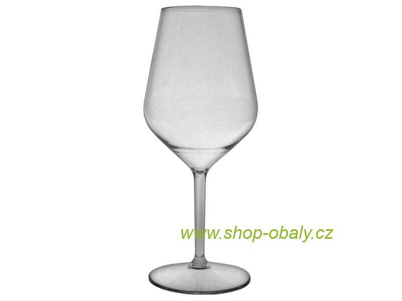 Sklenice nerozbitná DRINK SAFE 470ml na víno,  transparentní - REUSE