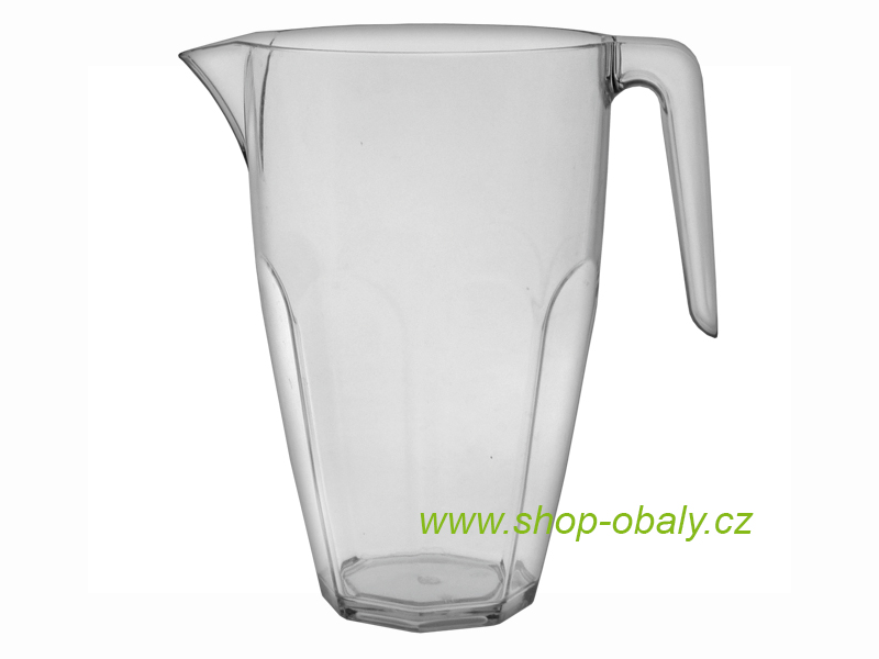 Džbán s úchytem nerozbitný DRINK SAFE 2250ml SUMMER,  transparentní - REUSE