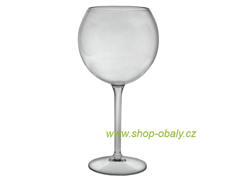 Sklenice nerozbitná DRINK SAFE 650ml na víno,  transparentní - REUSE