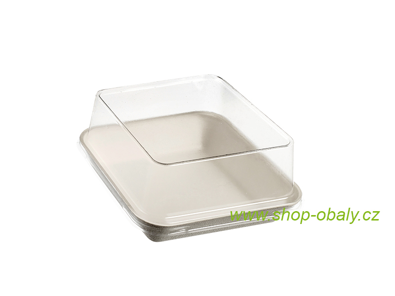 Miska BIO KANOPEE 100x100x20mm z cukrové třtiny bílá