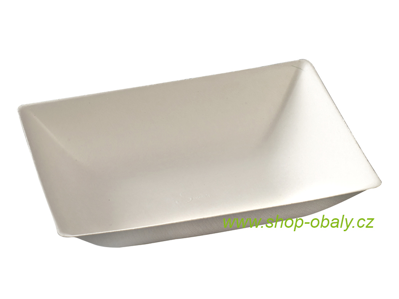 Talíř BIO IMAGINE 170x125x55mm hluboký z cukrové třtiny