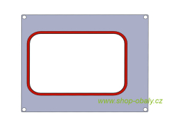 Základová deska na RK; AG02E pro 1-dílnou misku 187x137mm