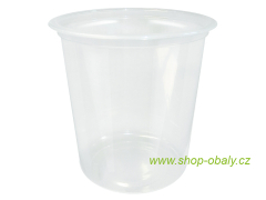 Kelímek PP 750ml, průměr 115mm, 8119C transparentní zatavovací nebo s víčkem