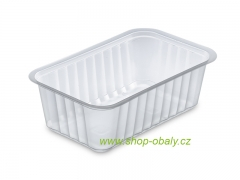 Miska zatavovací PP 177x113x57mm 1-dílná / 760ml transparentní