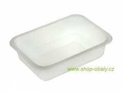 Miska zatavovací PP 187x137x50mm 1-dílná / 850ml W1/602 transparentní