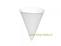 Kelímek papírový BIO-ECO Vending kónický 130ml bílý 100% kompostovatelný
