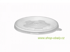 Víčko PP na misku papírovou 350-550ml, 110mm transparentní