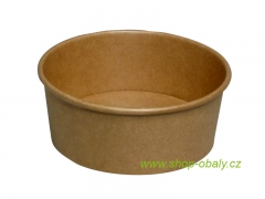 Miska papírová na salát 750ml, 150mm kraft hnědá