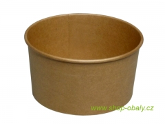 Miska papírová na salát 1000ml, 150mm kraft hnědá