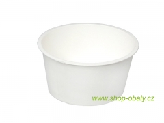 Kelímek papírový na zmrzlinu 180ml, 95mm bílý