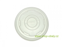 Víčko BIO CPLA 90mm na misku na polévku 250ml 100% kompostovatelné