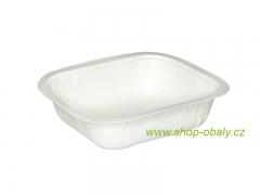 Miska zatavovací papírová BIO 165x143x45mm, 625ml bílá