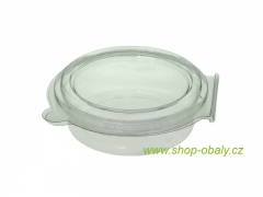 Vložka s víčkem rPET 165ml do kelímků DeliPot 101mm, transparentní