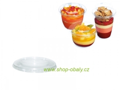 Víčko rPET pro kelímky Servipack 76mm, transparentní