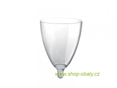 Sklenka SOMMELIER PS 180ml na víno, bez nožky, transparentní - REUSE